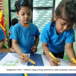 Imagination Time- Children using writing material to make anything creatively (1) copy