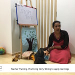 Teacher Training- Practicing Story Telling to apply learnings