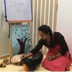 Teacher_s practicing Story Telling to apply learnings