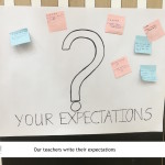Teachers write their expectations